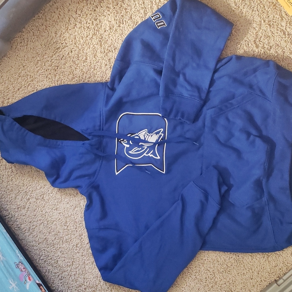 Stadium Athletics Large Duke University Hooded Sweatshirt